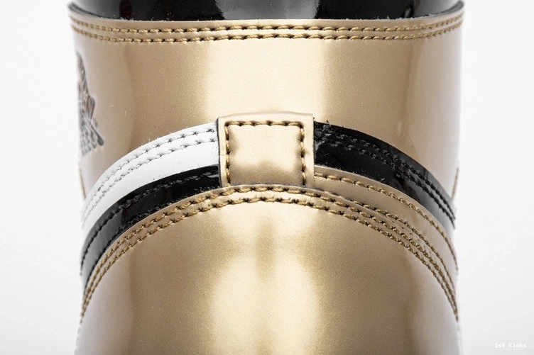 Patent Toe Gold Retro High NRG 1 861428-007 Jordan  0314